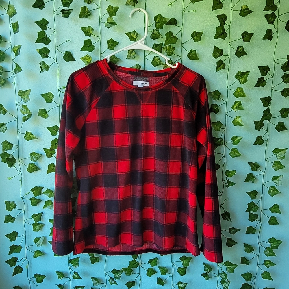 Sonoma pj set in red, size small